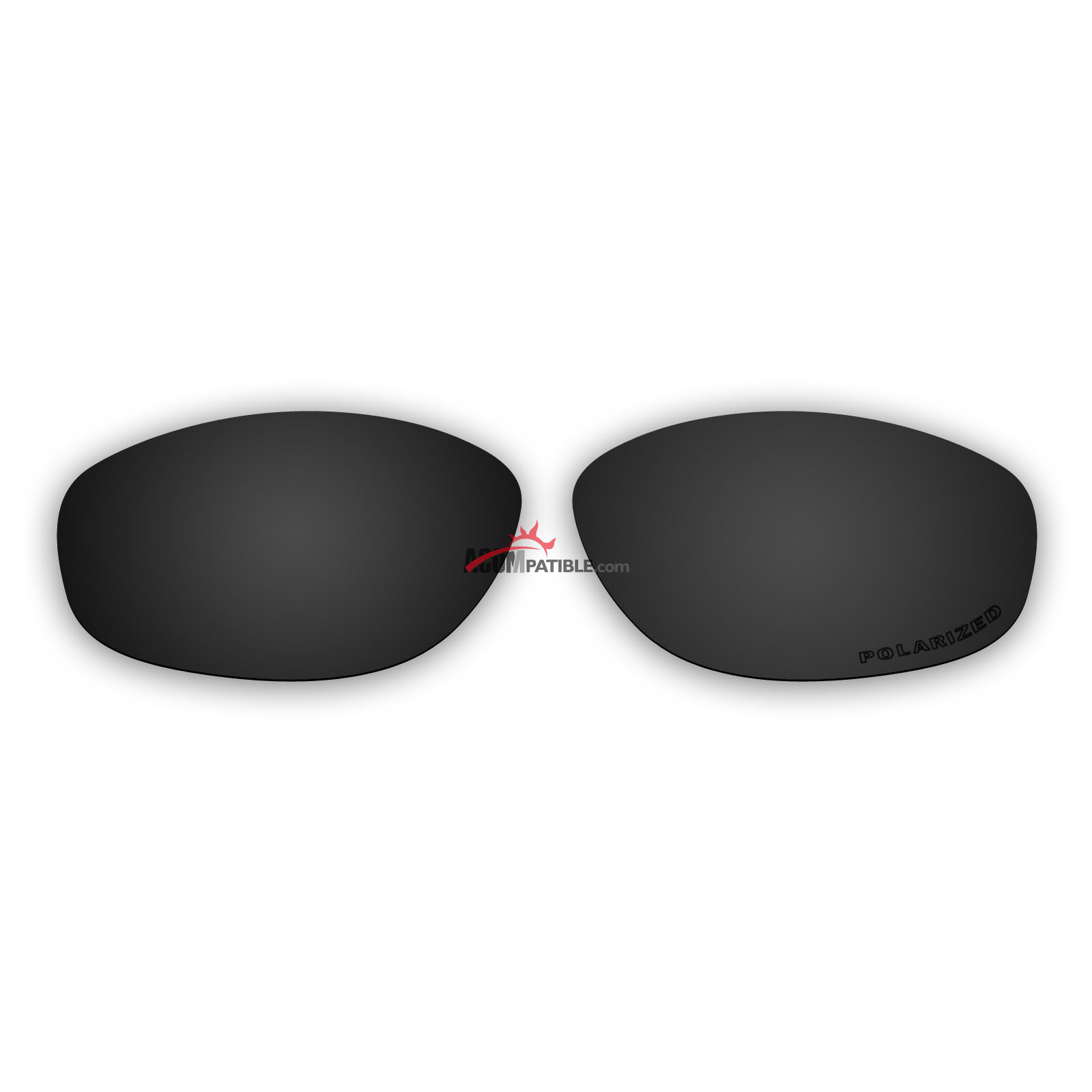 Replacement Polarized Lenses for Oakley Hatchet Wire (Black) - Acompatible
