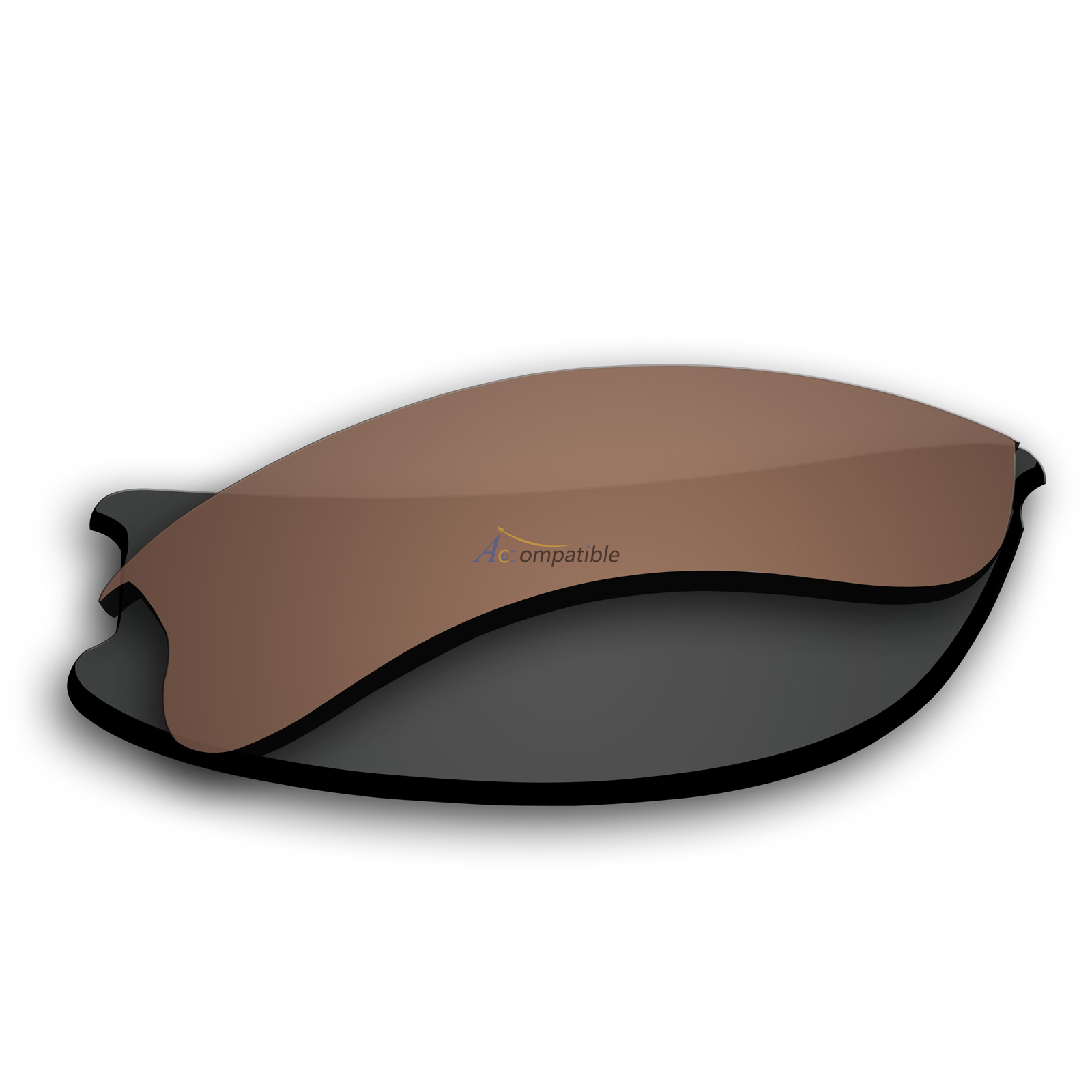 Replacement Polarized Lenses for Oakley Flak Jacket XLJ 2 Combo (Bronze Brown, Purple) - Acompatible