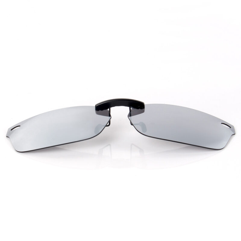 52mm Silver Custom Polarized Clip On Sunglasses For RayBan RB5150
