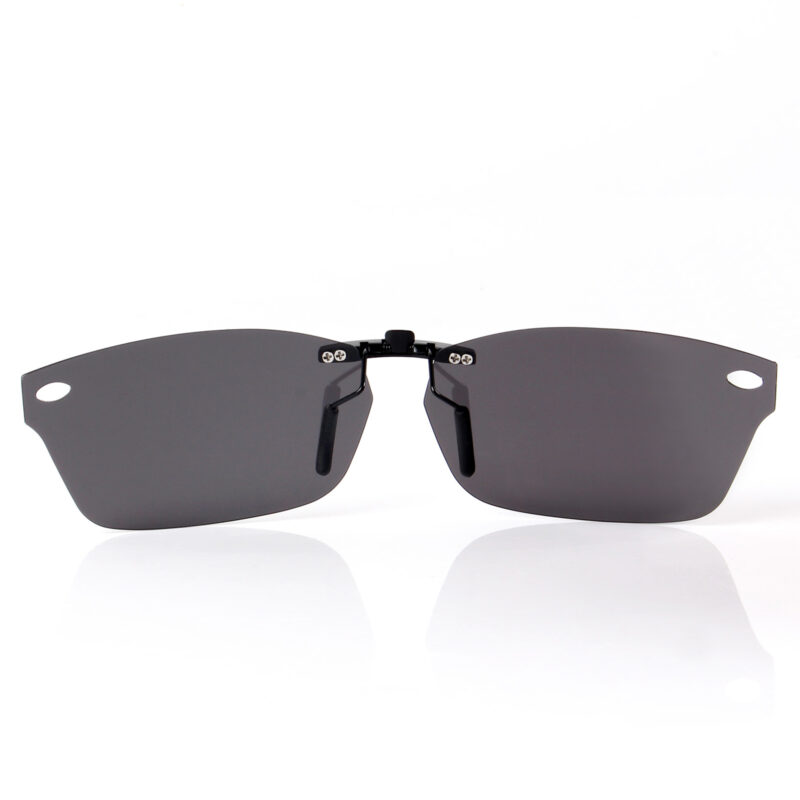 52mm Silver Custom Polarized Clip On Sunglasses For RayBan RB5150