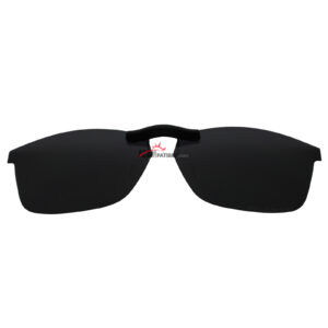 Custom Polarized Clip On Sunglasses For RayBan RB7047 (54mm) 54-17-140 54x17 (Black Color)