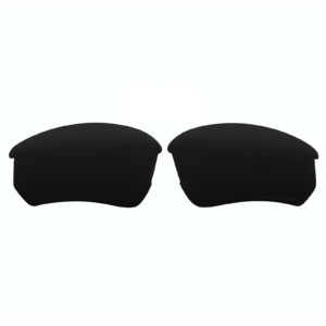 Polarized Replacement Lenses For Oakley Flak Beta (Asian Fit) OO9372 (Black Color)